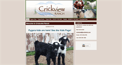 Desktop Screenshot of crickviewranch.com